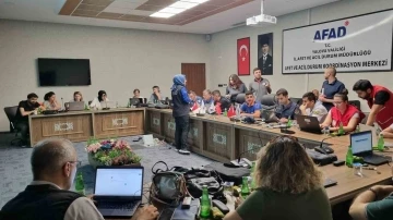 Yalova AFAD’dan masa başı orman yangını tatbikatı
