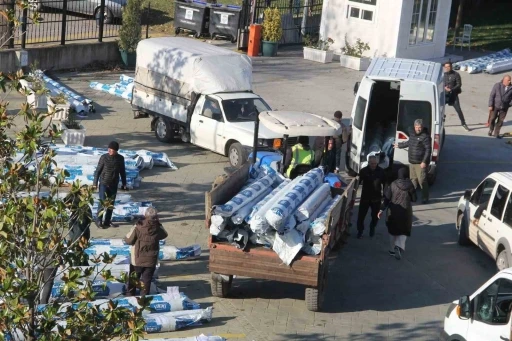 Yalova’da 167 çiftçiye 59 ton sera naylonu dağıtıldı
