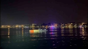 Yalova’da duba üzerinde denizde mahsur kalan 4 genç kurtarıldı
