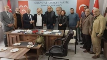 Yalova&rsquo;da İYİ Parti&rsquo;den istifa eden 4 kişi daha MHP&rsquo;ye katıldı