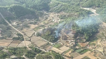 Yatağan’daki orman yangınında 4 hektar alan zarar gördü
