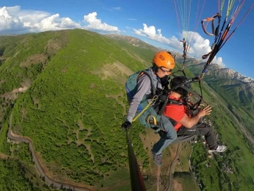 Yedisu’da yamaç paraşütü etkinliği
