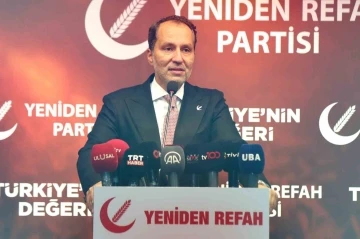 Yeniden Refah Partisi Lideri Erbakan: “81 ilde kendi adaylarımızla seçime girme düşüncesi içerisindeyiz”
