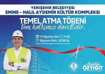 Yenişehir Belediyesi, ilçeye yeni kültür kompleksi kazandıracak
