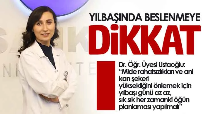  Yılbaşında Beslenmeye Dikkat