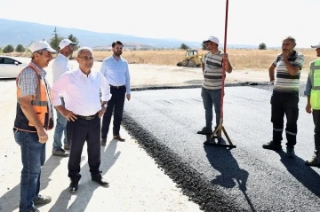 Yoncalı Fizik Tedavi ve Rehabilitasyon Hastanesi bölgesine asfalt
