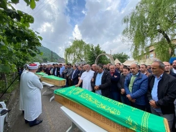 Yozgat’taki kazada ölen 3 kişi Ordu’da toprağa verildi
