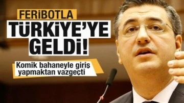 Yunan yetkili feribotla Türkiye'ye geldi! Komik bahaneyle giriş yapmaktan vazgeçti