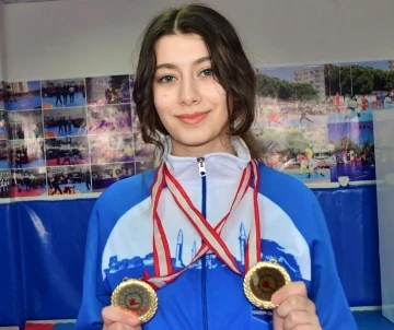 Yunusemreli Afra wushuda Balkan Şampiyonu
