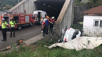 Zongguldak'ta acı kaza. 135 kilometreyle tünele çarptı, hayatını kaybetti!