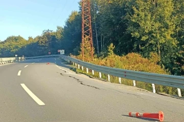 Zonguldak-Ereğli Karayolu’nda çökme meydana geldi
