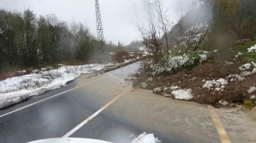 Zonguldak’ta sağanak ve fırtınanın ardından heyelan
