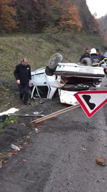 Zonguldak’ta trafik kazası: 1 ölü, 3 yaralı
