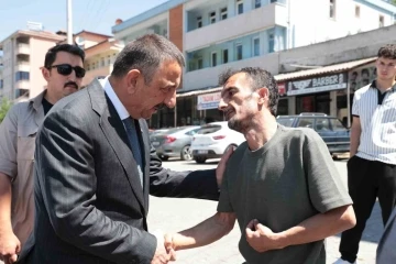 Zonguldak Valisi Osman Hacıbektaşoğlu, Karaman beldesini ziyaret etti
